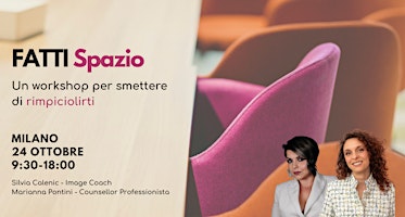 FATTI SPAZIO Un workshop per smettere di rimpicciolirti