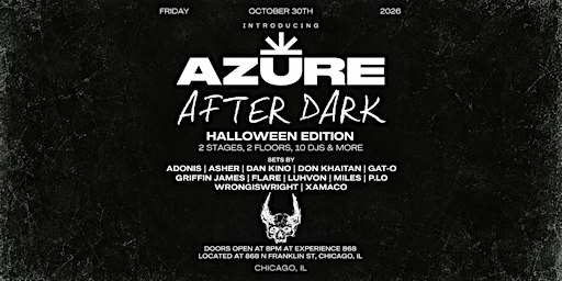 Azure Presents: Azure After Dark Halloween Edition 10/30