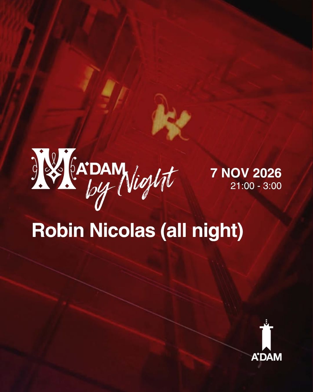 Madam by Night invites: Robin Nicolas