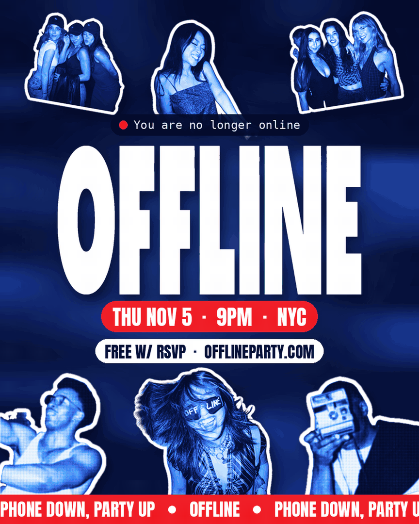 OFFLINE: No-Phones Party