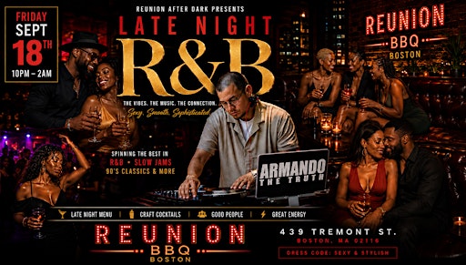 Friday @ Reunion After Dark (21+)  September EDITION