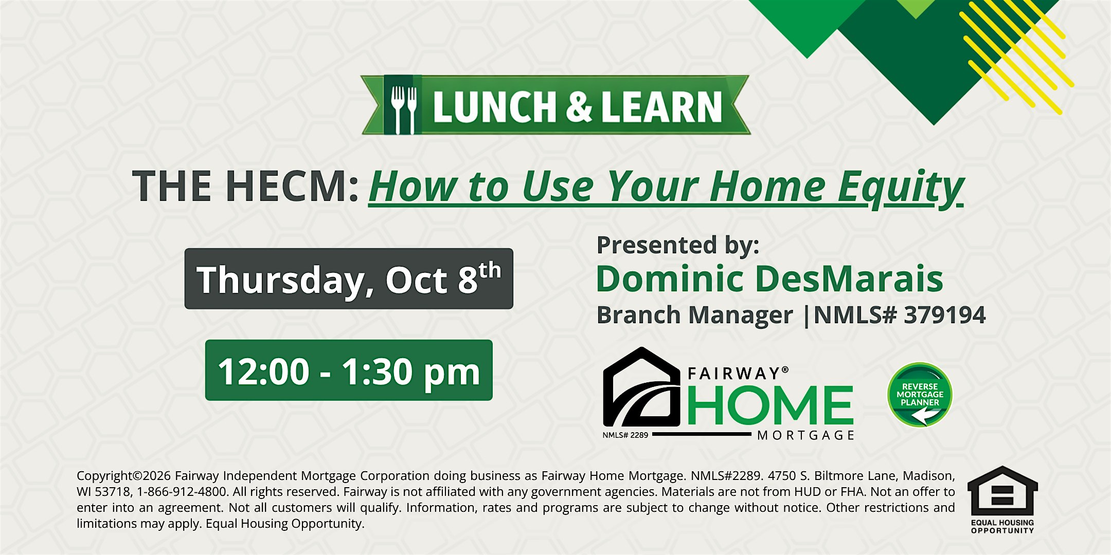 The HECM: How to use your Home Equity