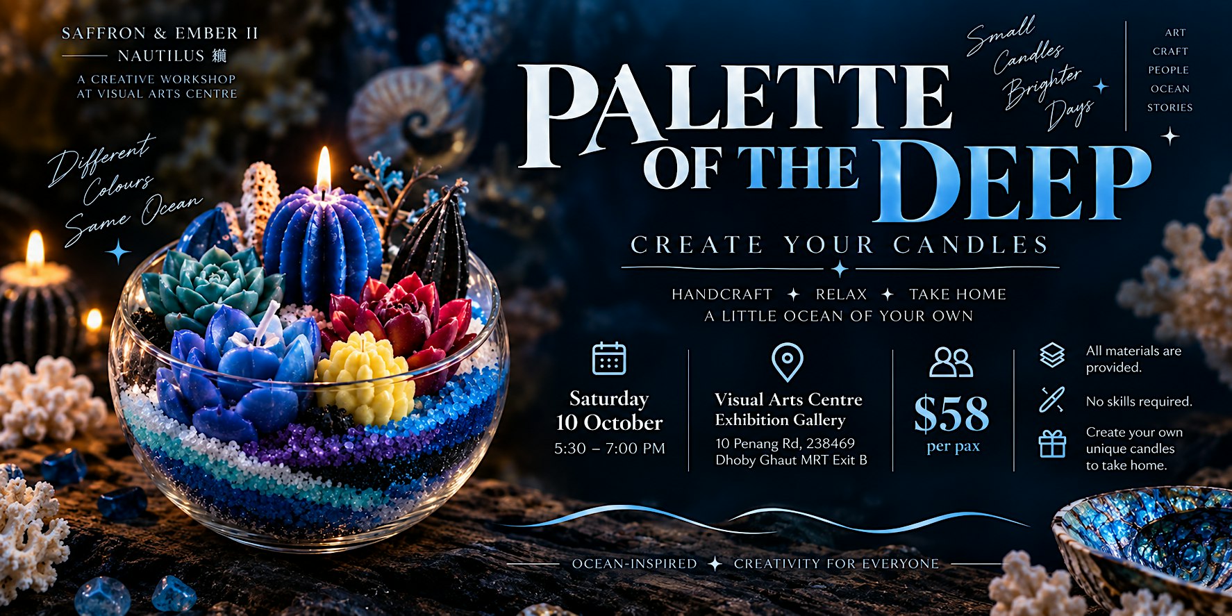 Palette of the Deep — Create Your Candles
