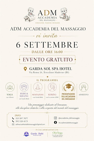 Adm Accademia del massaggio giornata del benessere