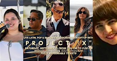 Live Latin, Pop & R&B on the Visionarium Rooftop with Project "X"