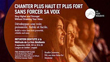 Chanter plus haut et plus fort // Sing Higher and Stronger