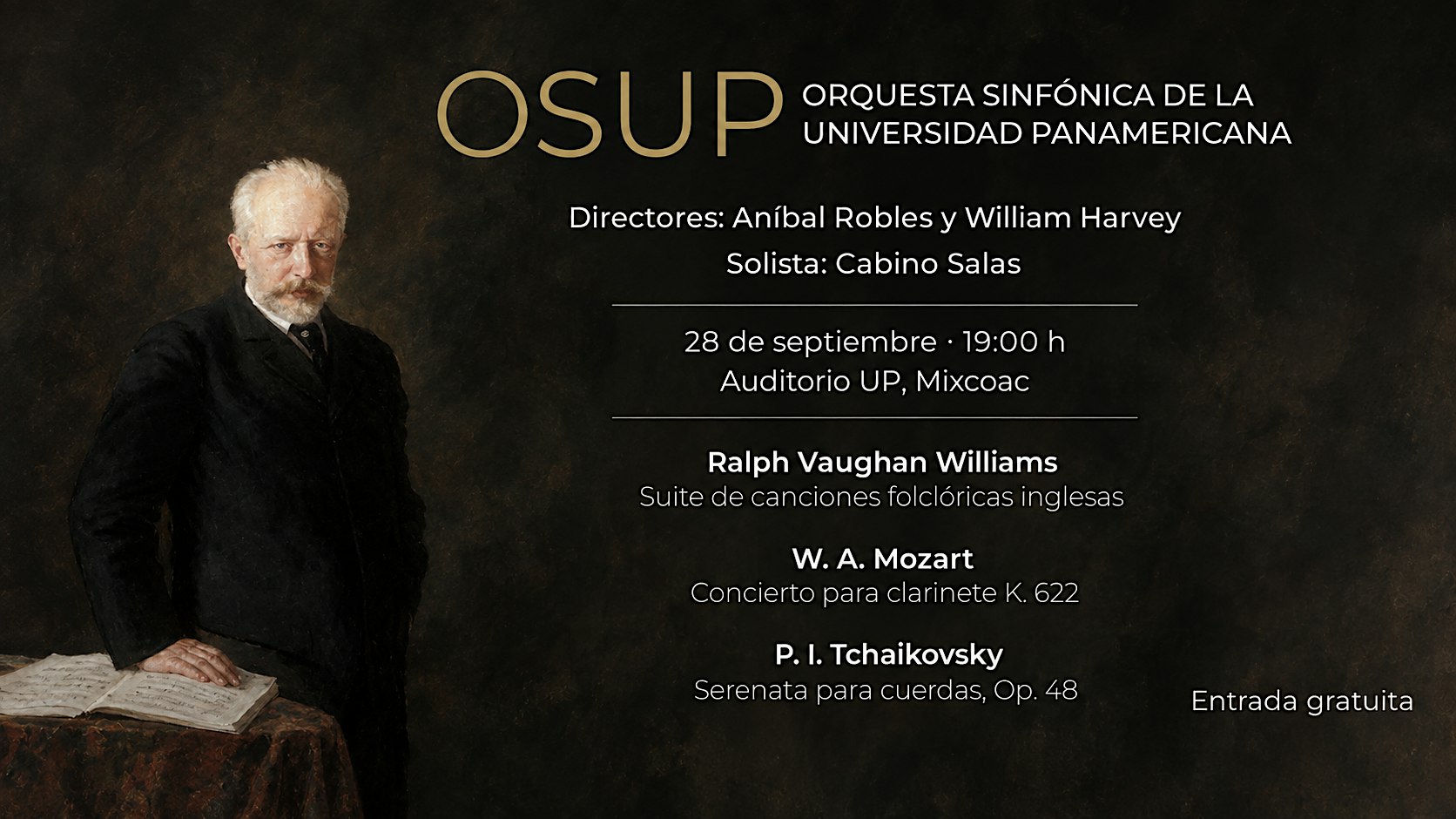Concierto de la "Orquesta Sinfónica de la Universidad Panamericana"