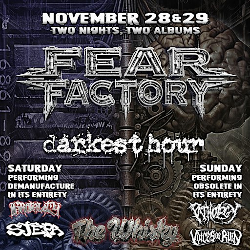 STEPA with Fear Factory at the World Famous Whisky a Go Go