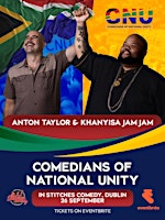 Khanyisa Jam Jam & Anton Taylor. 4:30PM DOORS