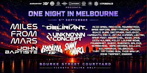 ONE NIGHT IN MELBOURNE