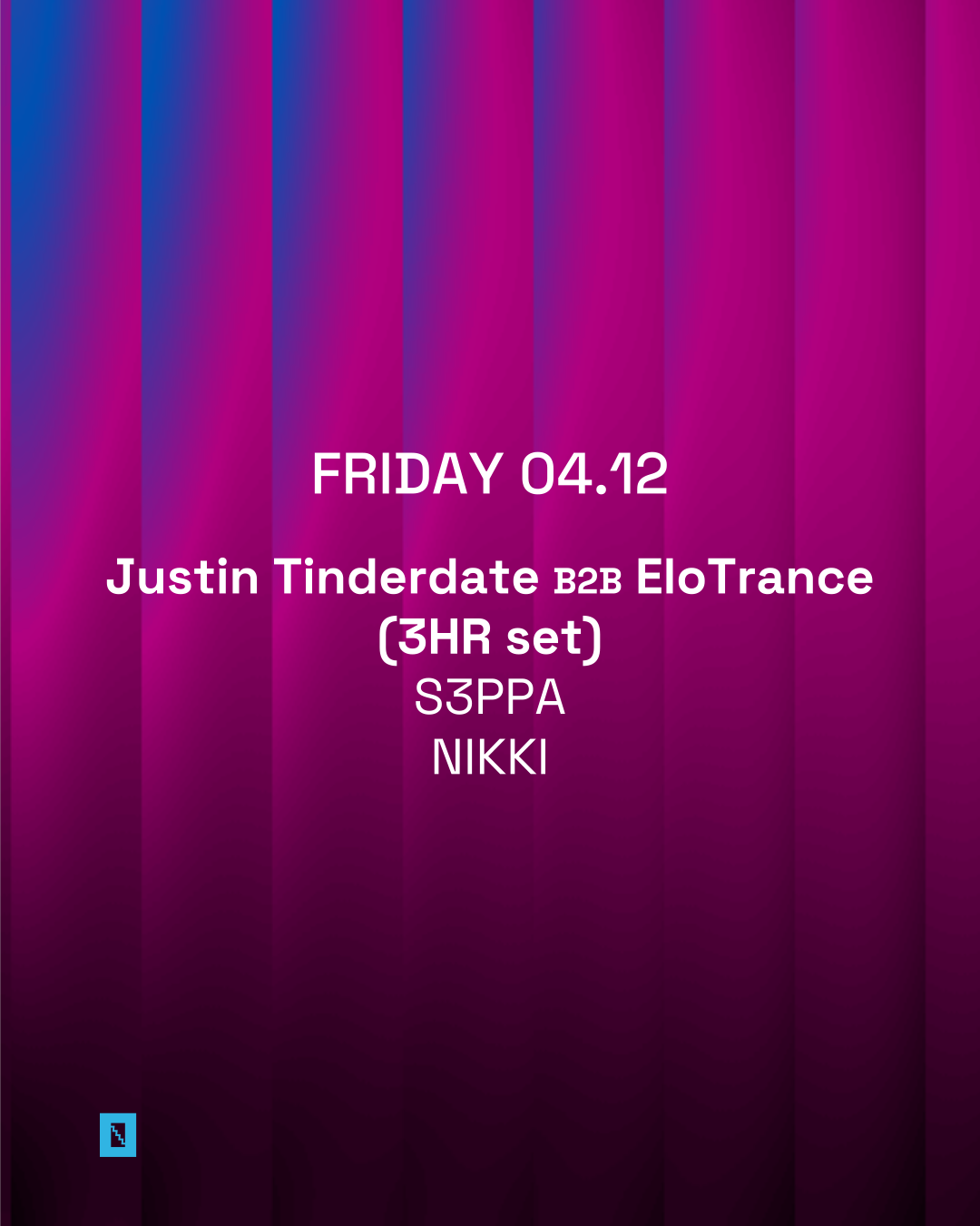 TOFFLER presents Justin Tinderdate B2B Elotrance (3HR set)