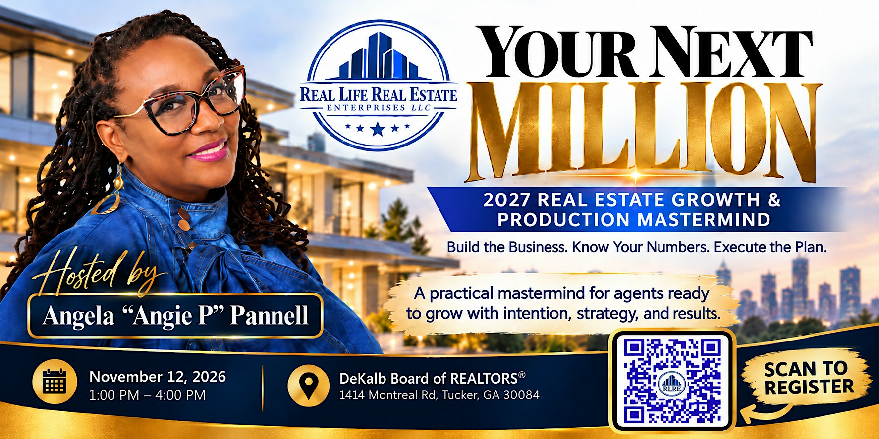 Your Next Million: 2027 Real Estate Growth & Production Mastermind