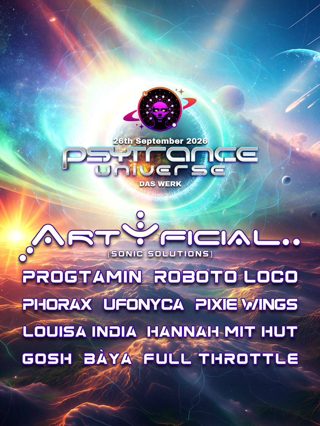 PSYTRANCE UNIVERSE at WERK with Artyficial