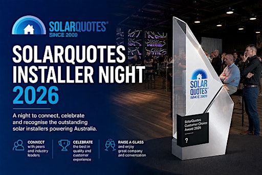 SolarQuotes Installer Night 2026
