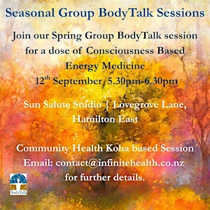 Seasonal Group BodyTalk Sessions