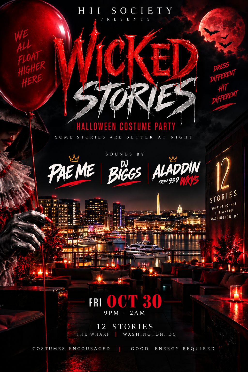 WICKED STORIES COSTUME PARTY