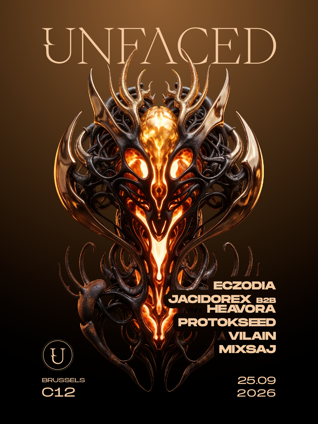 UNFACED with ECZODIA, Jacidorex, Protokseed, VILAIN