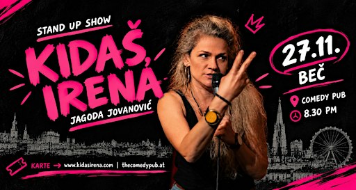 Kidaš, Irena – Jagoda | Stand-up komedija uživo u Beču