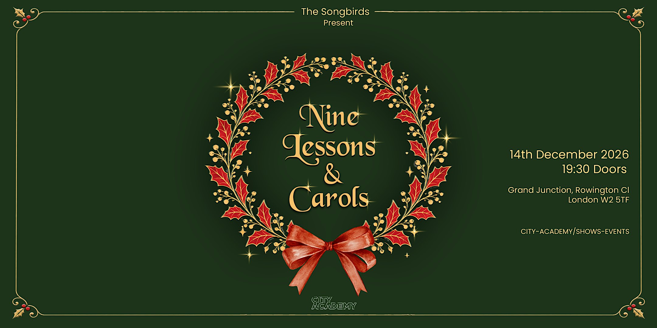 City Academy Songbirds | Nine Lessons & Carols