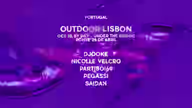 Pegassi, Partiboi69, SAIDAH e mais debaixo da Ponte 25 de Abril. Apanha o último calor da temporada.
