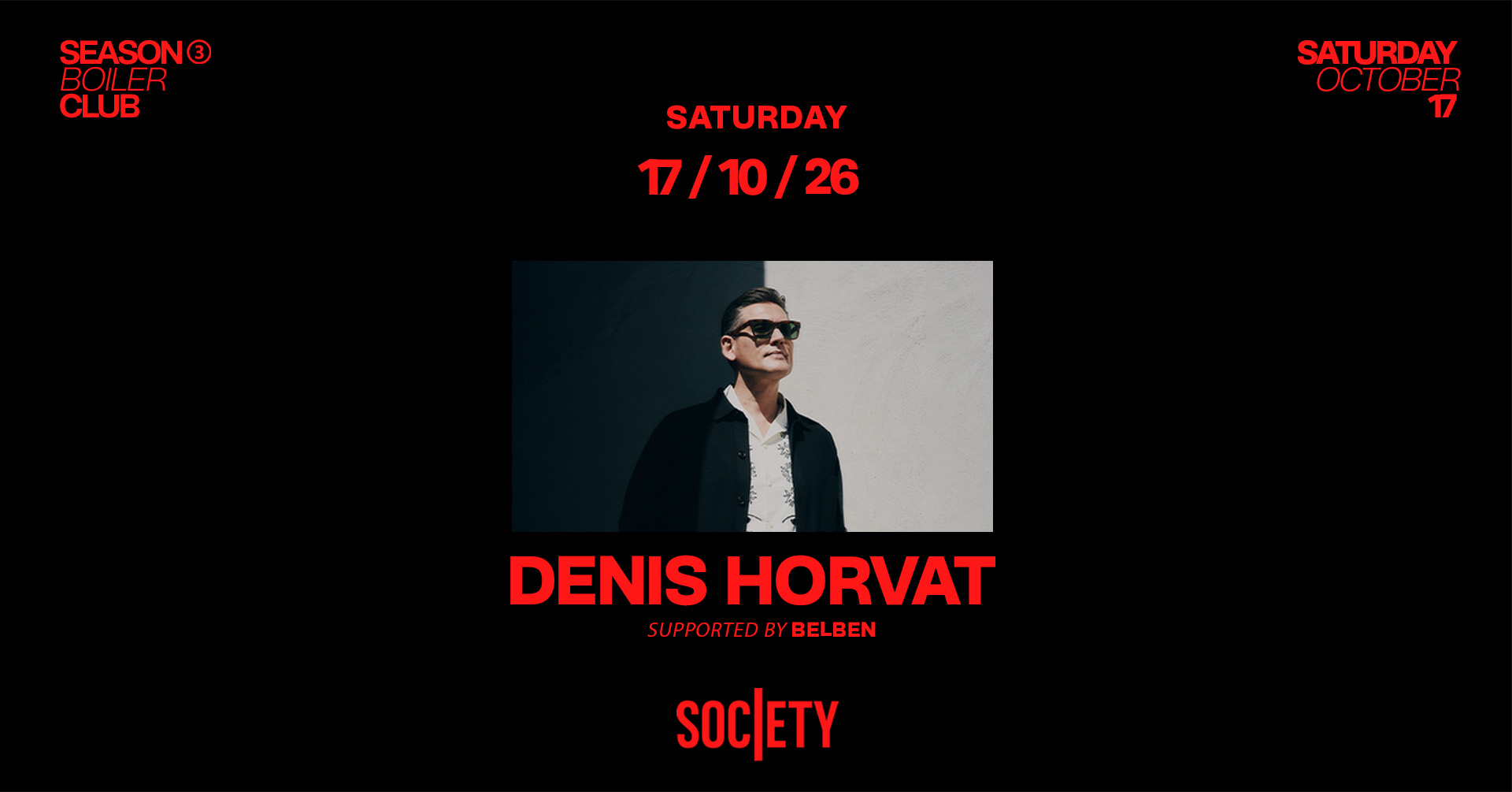 Society with Denis Horvat