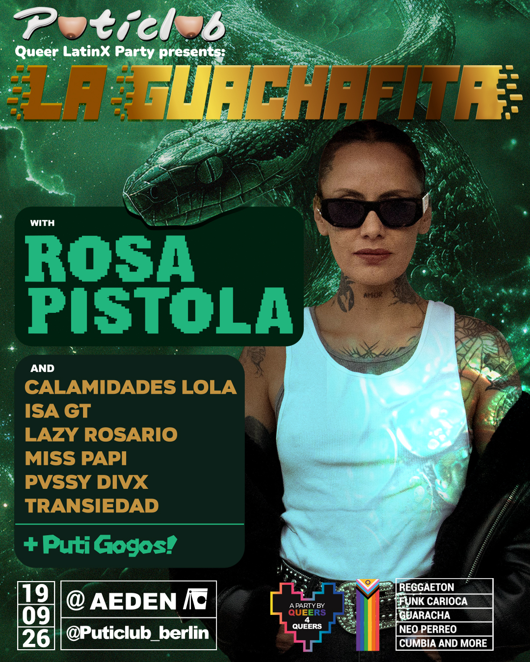 Puticlub presents La Guachafita with Rosa Pistola