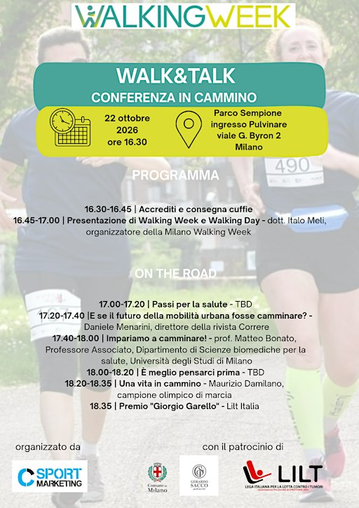 Walk&Talk - conferenza in cammino