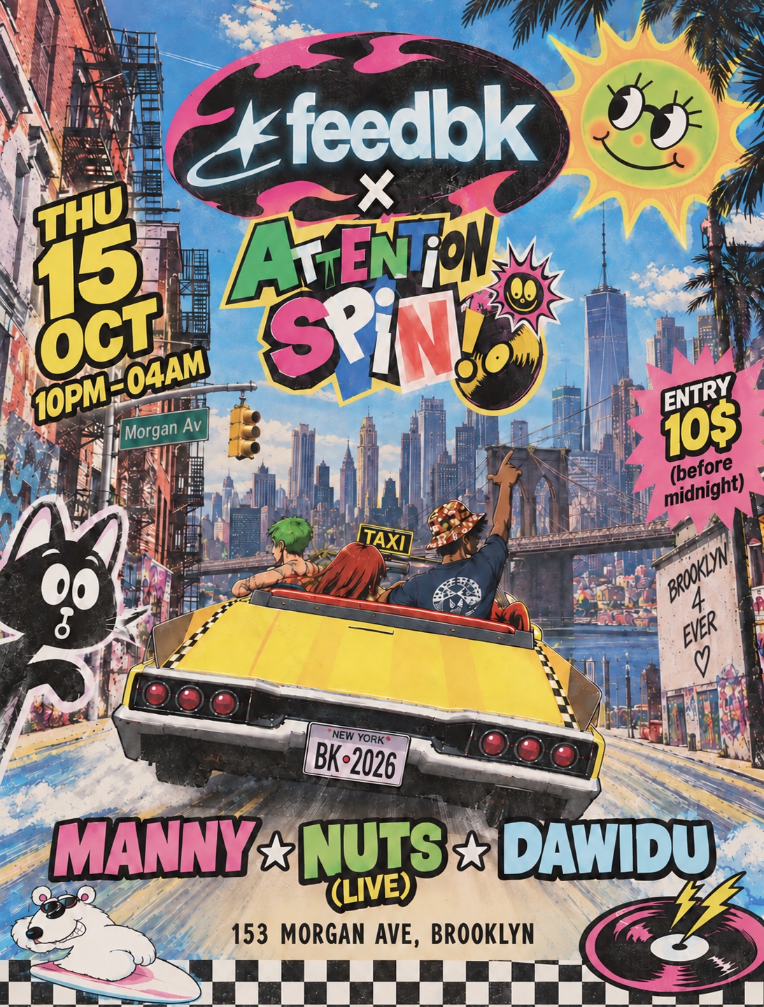 feedbk x Attention Spin!