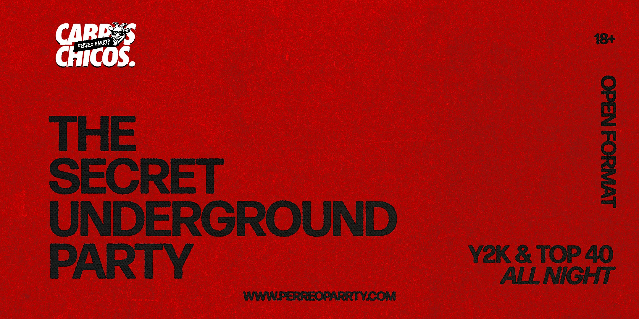 Cabros Chicos - Underground Y2K & Top 40 Parrty (18+)