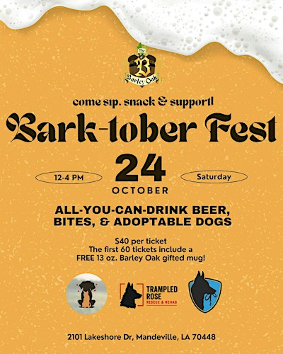 Bark-tober Fest at Barley Oak