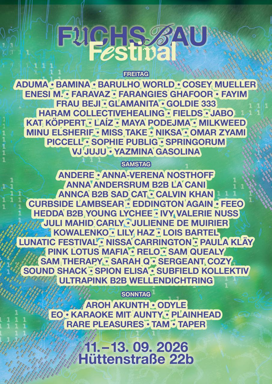 Fuchsbau Festival 2026