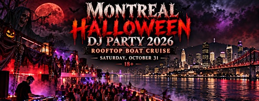 Montreal Halloween Costume Party 2026 | Party on a Boat