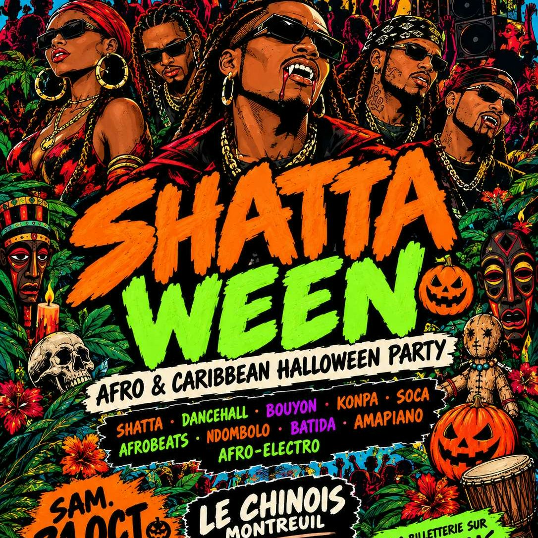 Shattaween - Afro & Caribbean Halloween Party !