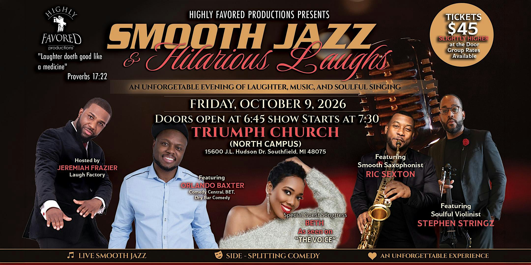 Smooth Jazz & Hilarious Laughs
