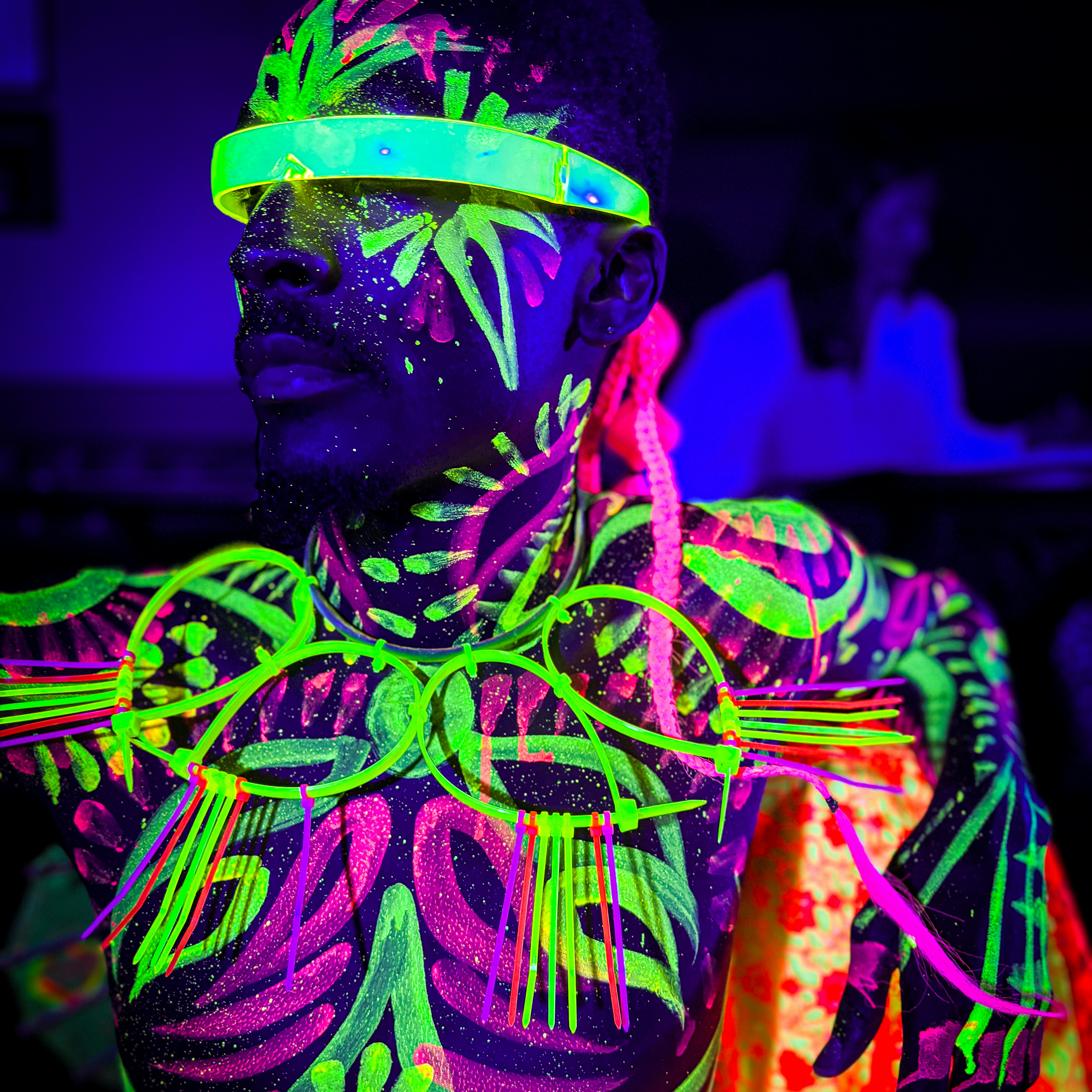Neon Naked Life Drawing in Angel!