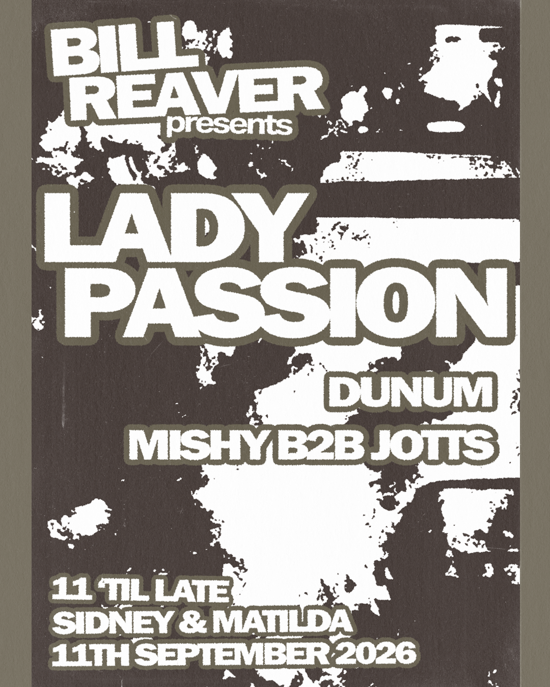 BILL REAVER presents: Lady Passion