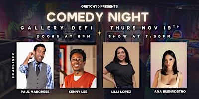 Comedy Night at Gallery DeFi