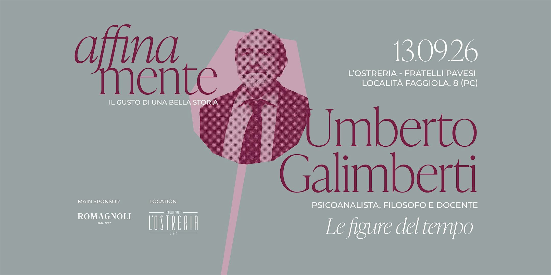 Le figure del tempo. Umberto Galimberti all'Ostreria Fratelli Pavesi