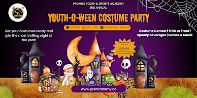 3rd Annual PYSA Annual Youth-o-ween Spooktacular Costume Party!