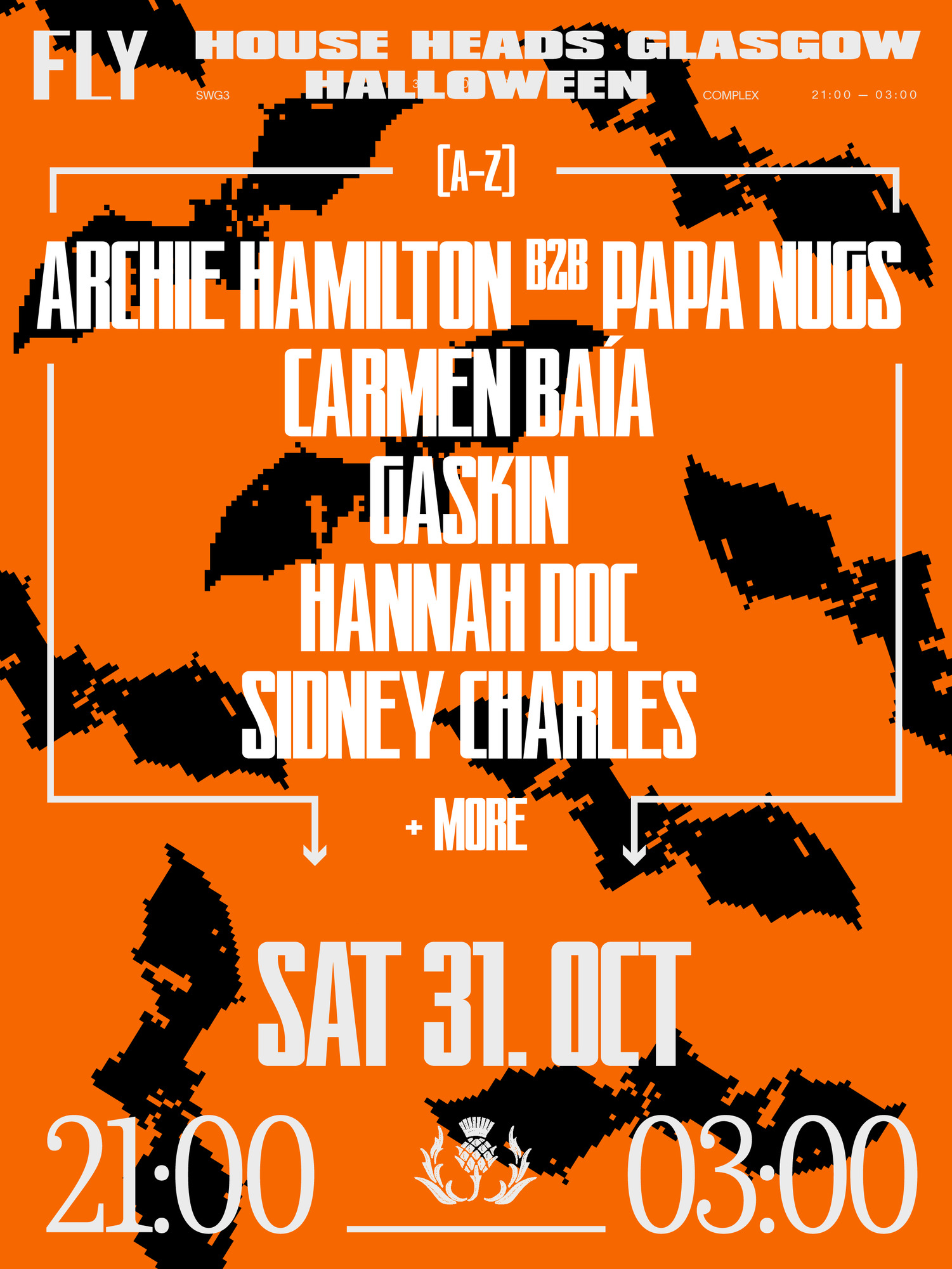FLY | House Heads Halloween | Glasgow