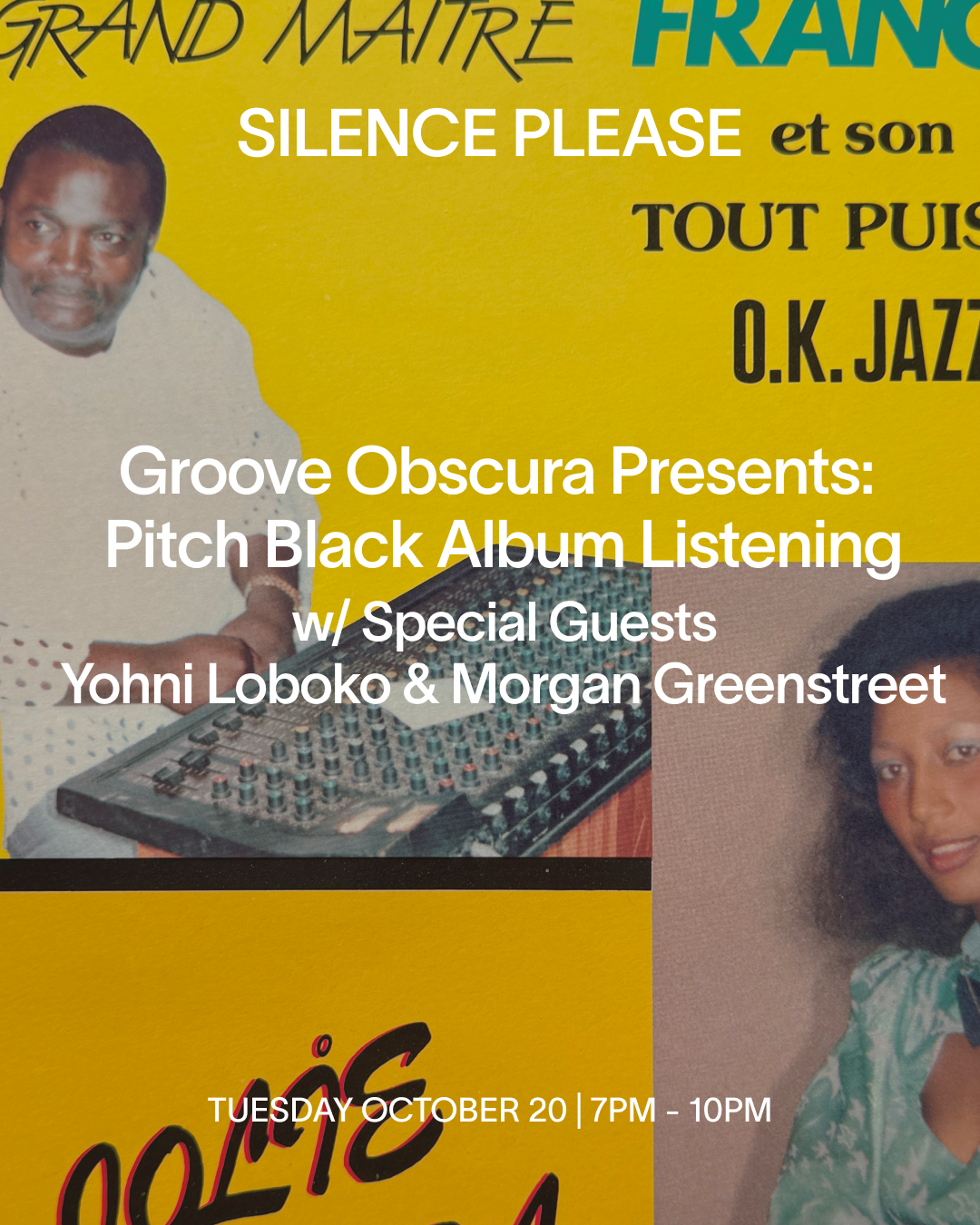 Groove Obscura presents: Pitch Black Album Listening