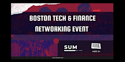 Boston Tech & Finance Networking Event