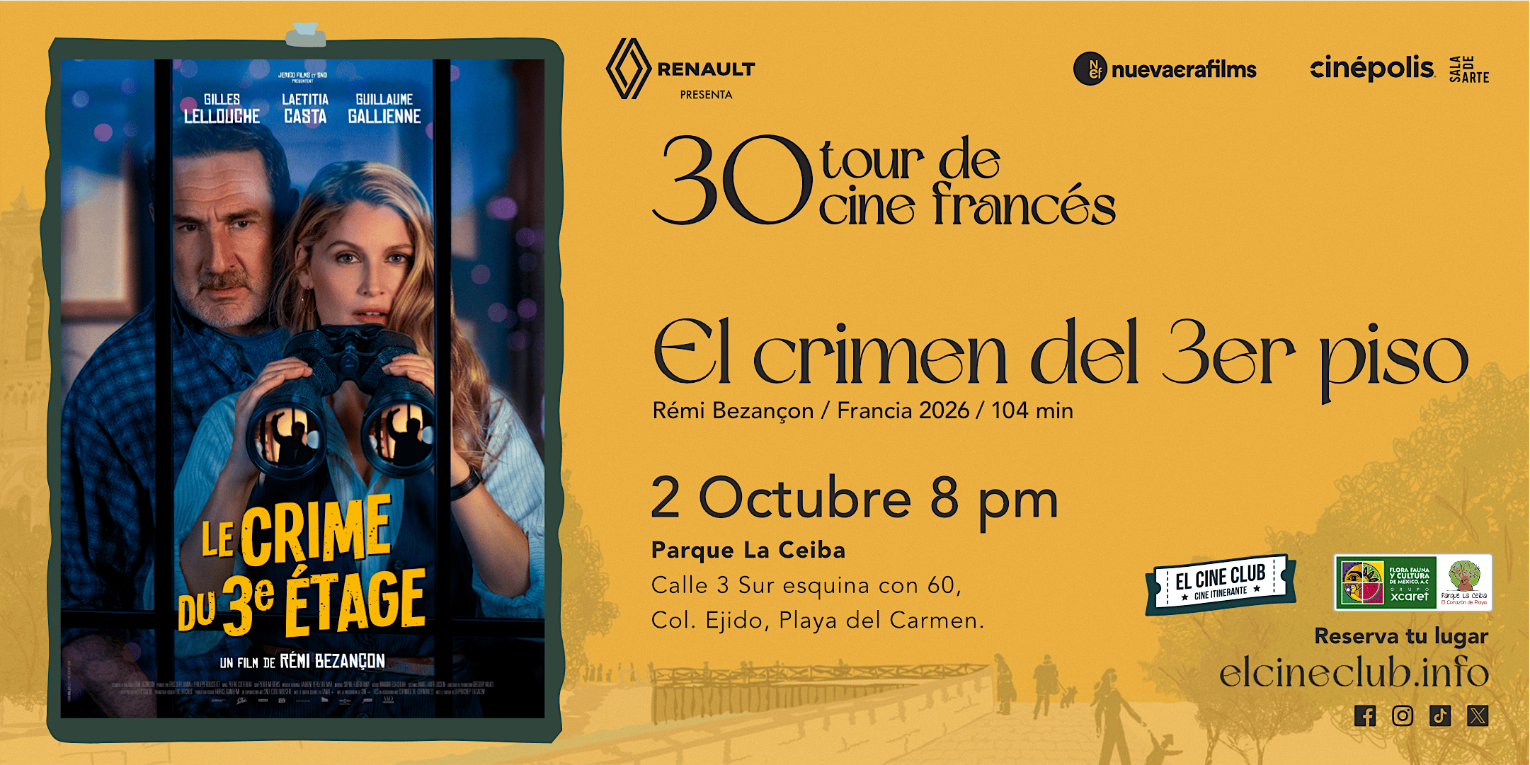 El crimen del 3er piso / 30 Tour de Cine Francés