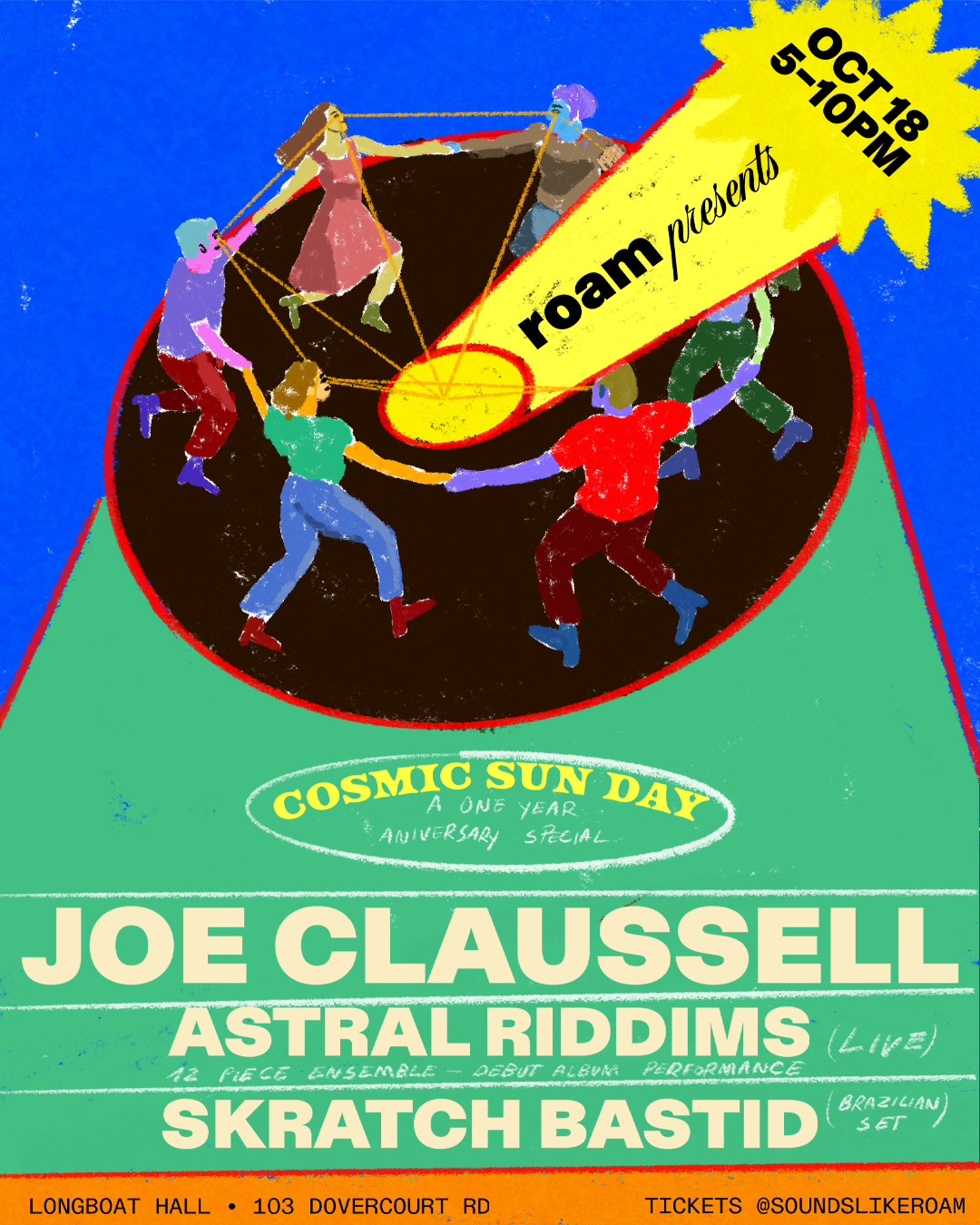 cosmic sun day: a roam anniversary special