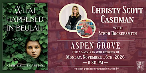 Christy Scott Cashman with Steph Hockersmith at Tattered Cover Aspen Grove
