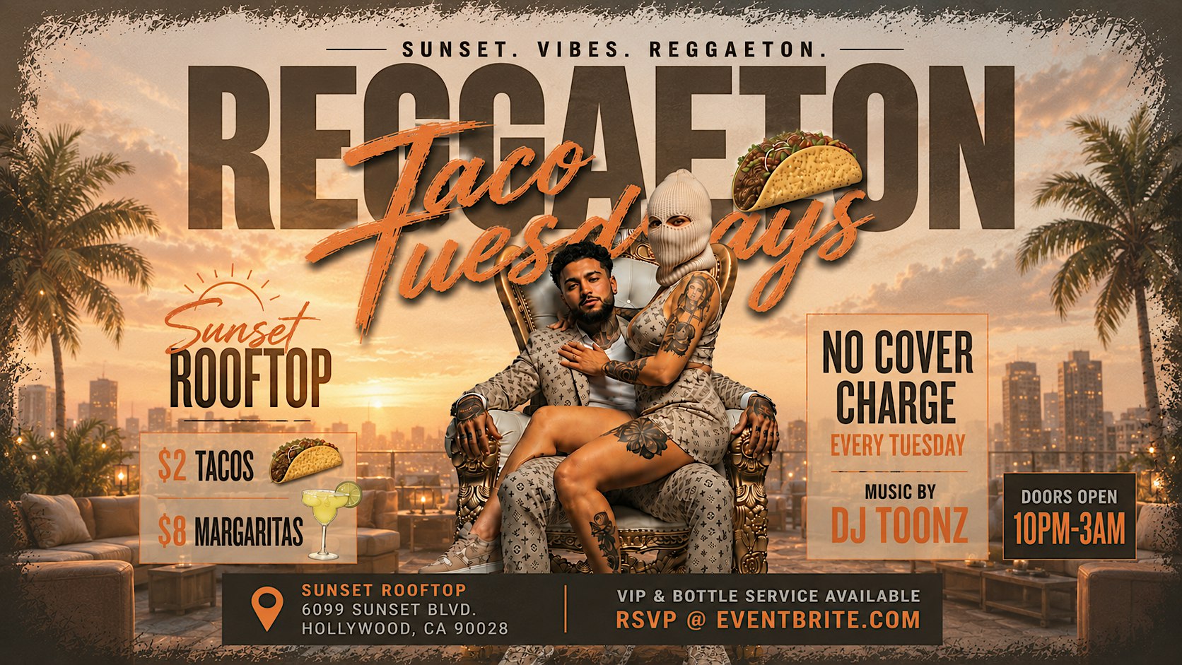 REGGAETON ROOFTOP - TACO TUESDAY