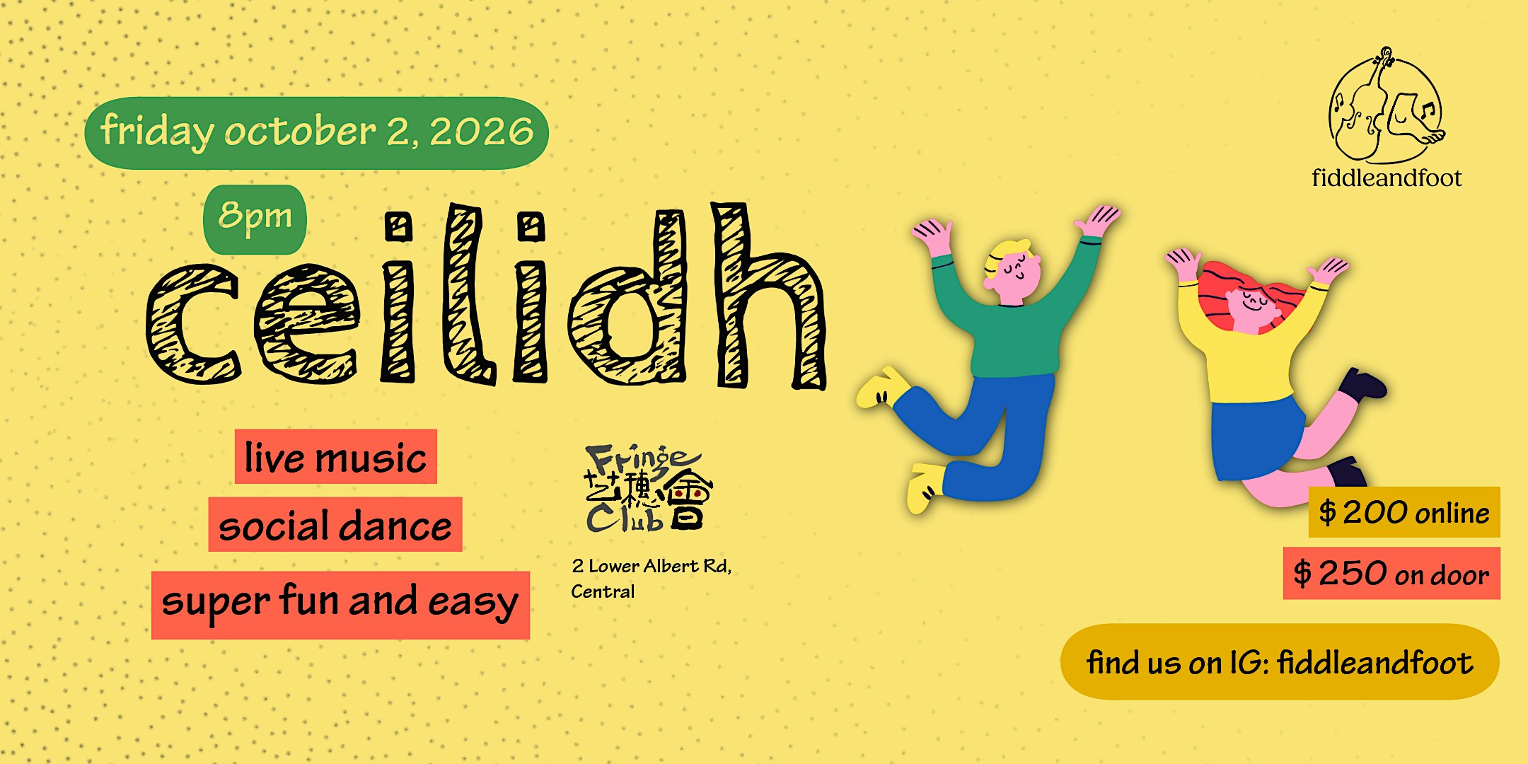 Fiddle & Foot: Easy and fun October ceilidh dance