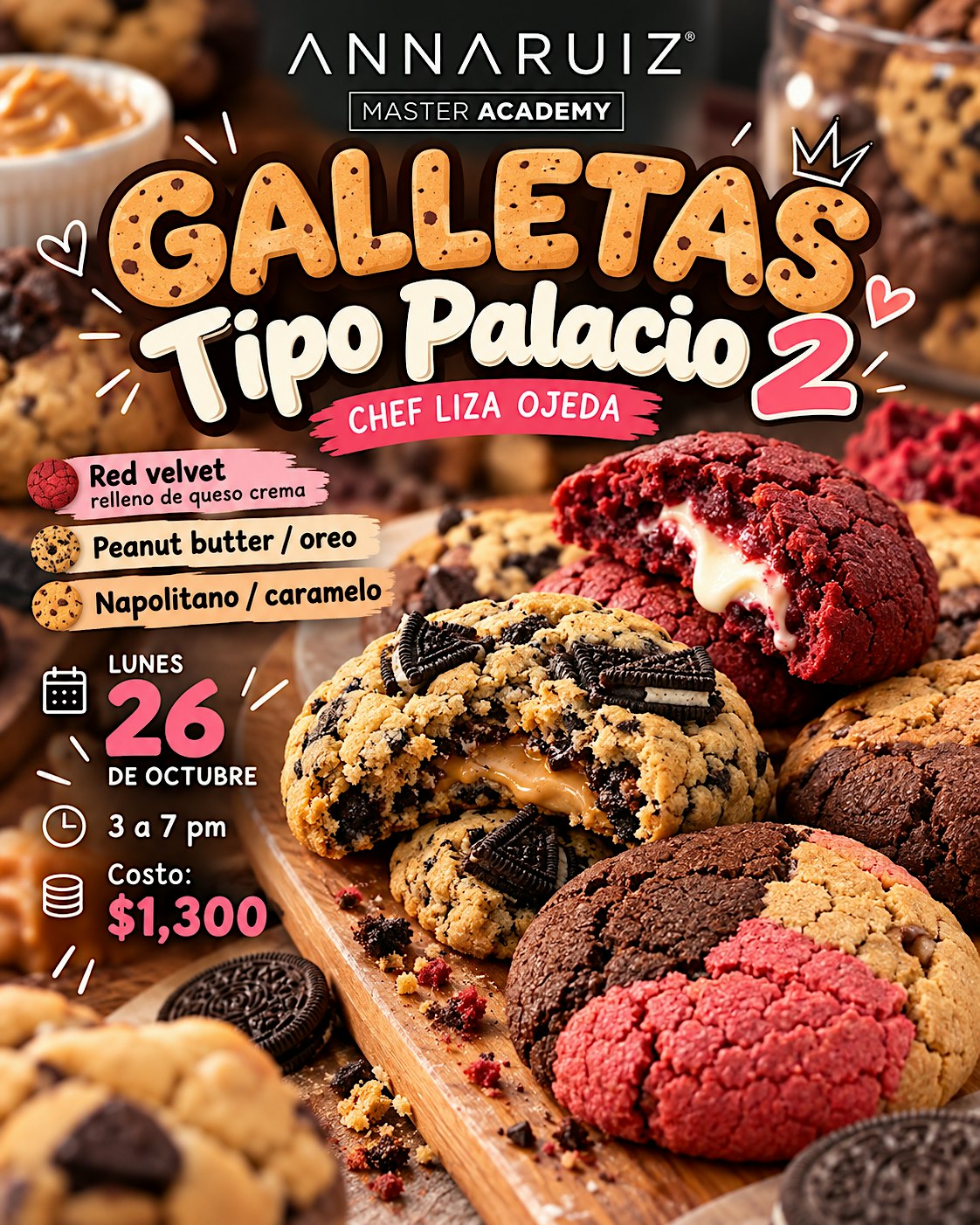 Galletas Tipo Palacio 2 con la Chef Liza Ojeda
