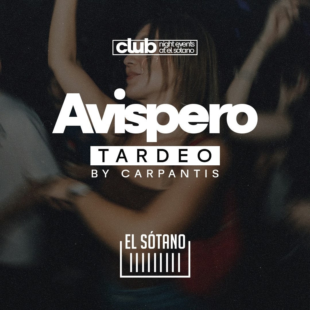 AVISPERO TARDEO: Sara Otero Sergio Lekiub b2b Niko Carpantis