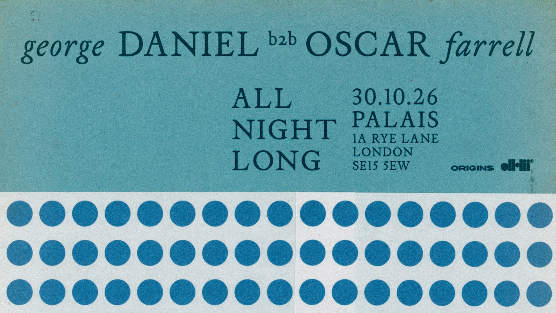 dh2 presents George Daniel & Oscar Farrell (All Night Long)